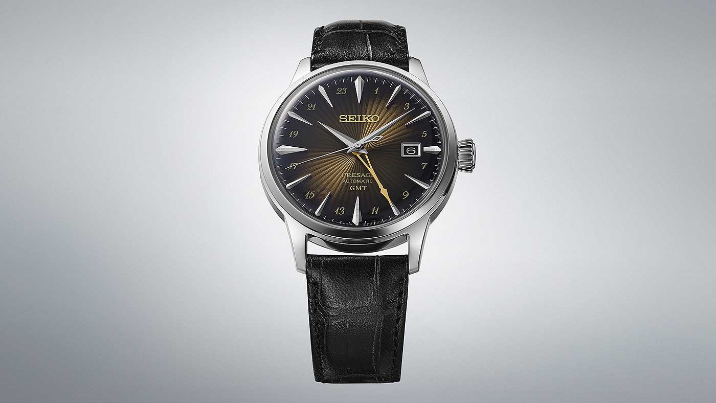 Seiko Presage SSK039J1 Uhr • Automatik GMT • Japanisches Design