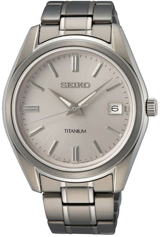 Seiko SUR369P1 Herrenuhr • Titan • Saphirglas