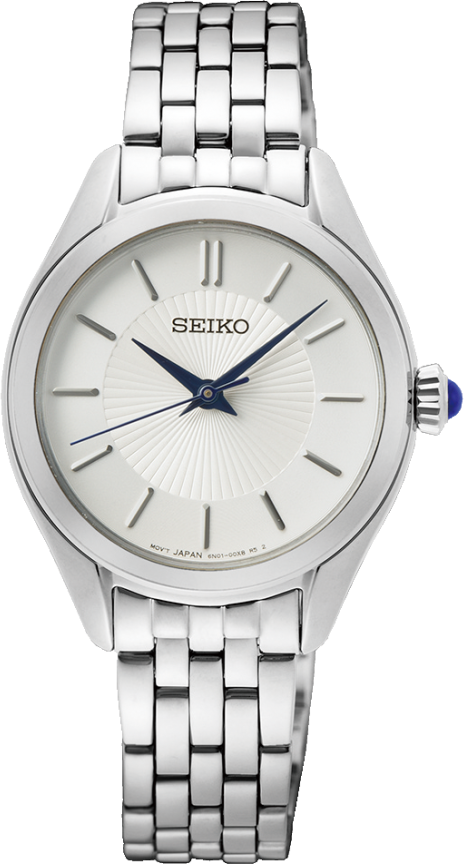 Seiko SUR537P1 Damenuhr • Hardlexglas • Elegantes Design