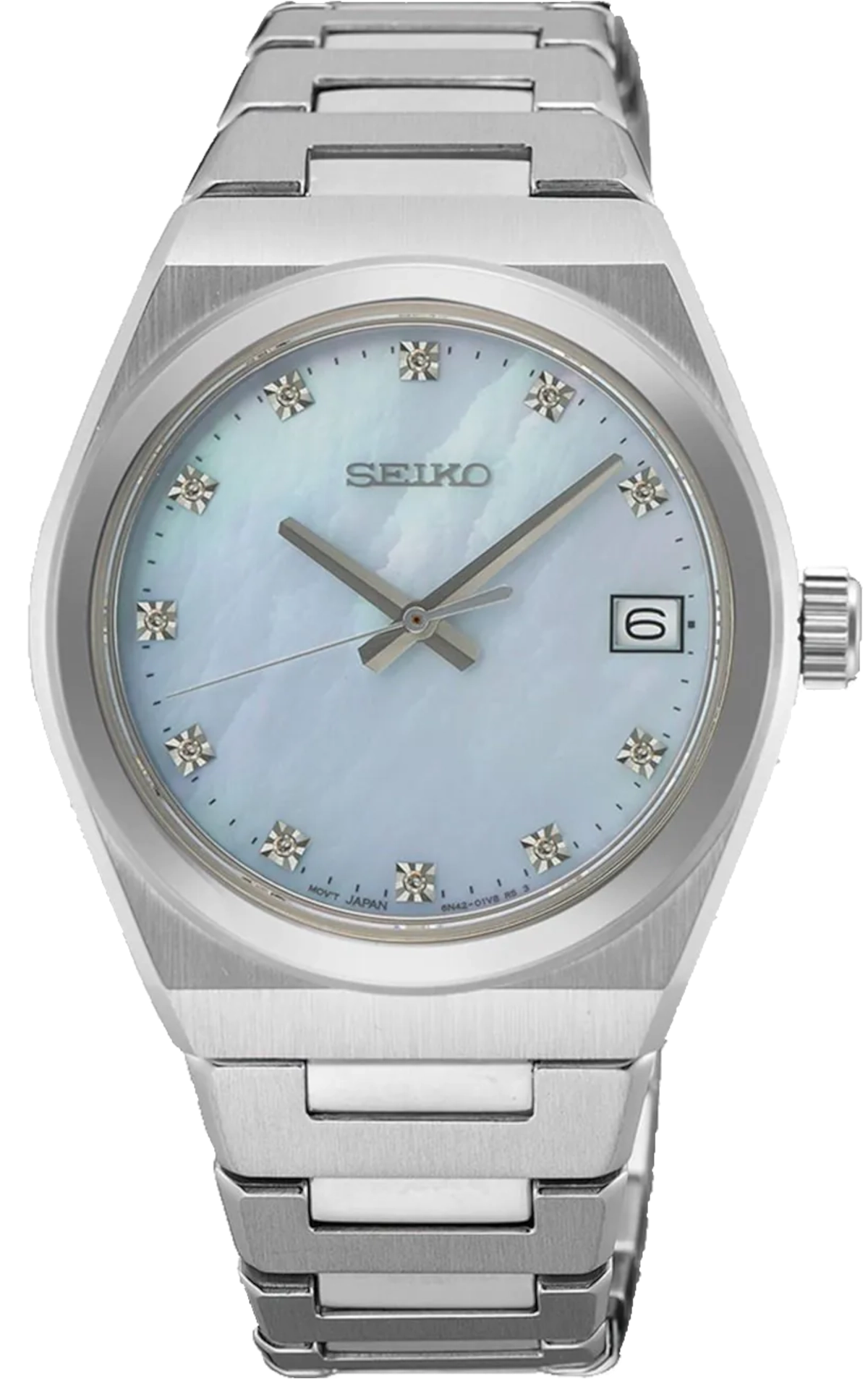 Seiko Classics SUR603P1 Uhr • Saphirglas • Blaues Zifferblatt