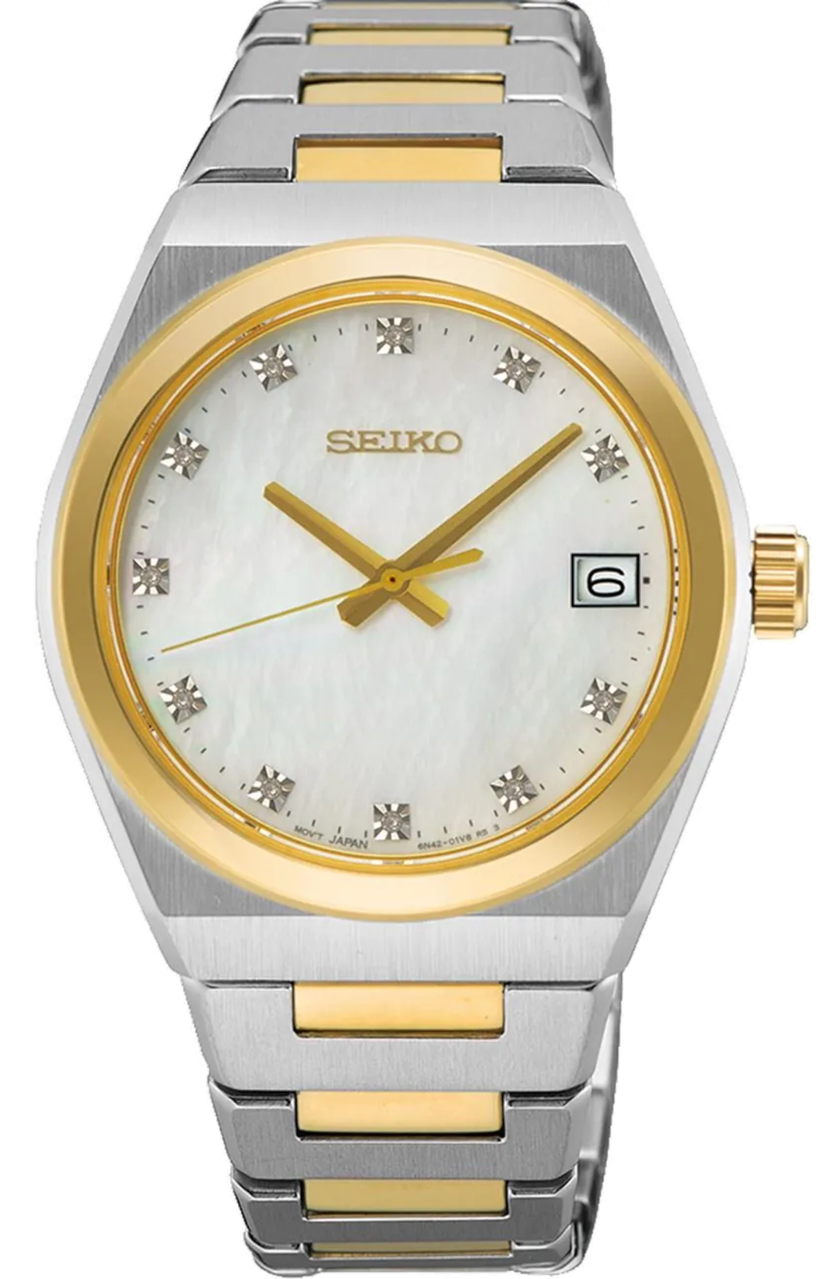Seiko Klassik SUR604P1 Uhr • Saphirglas • Bicolor-Design