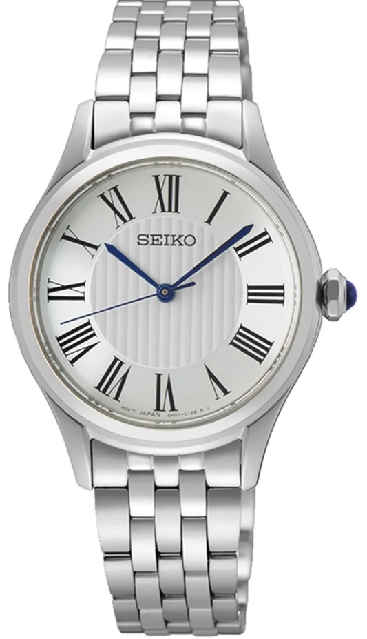 Seiko Klassik SUR609P1 Uhr • Saphirglas • Blaues Zifferblatt