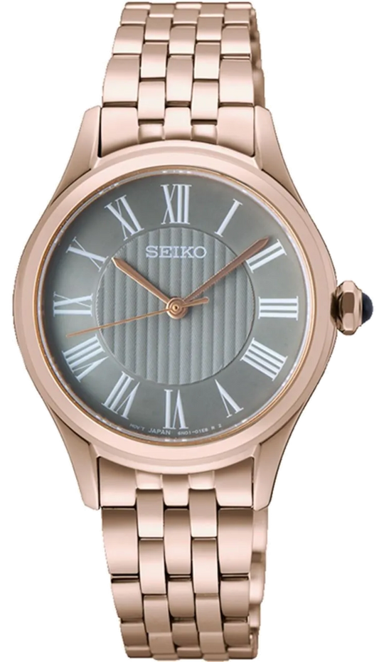 Seiko Classic SUR614P1 Uhr • Saphirglas • Roségold-Finish
