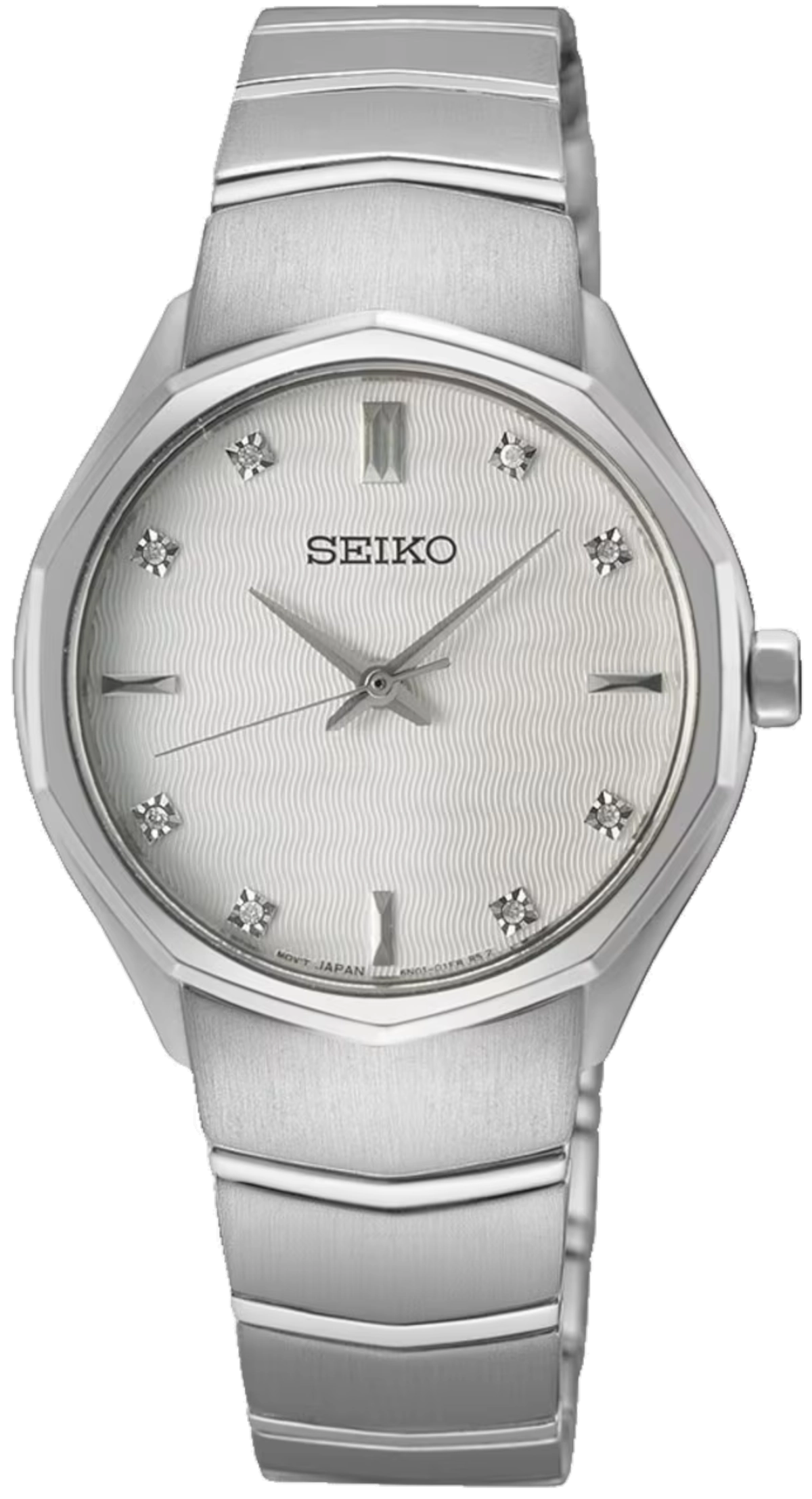 Seiko Essentials SUR615P1 Uhr • Blaues Zifferblatt • Edelstahl