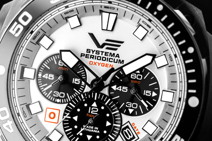 Vostok Europe Systema Periodicum VK67-650A722B Herren Uhr • Robuster Chronograph • 20 Bar Wasserdichtigkeit