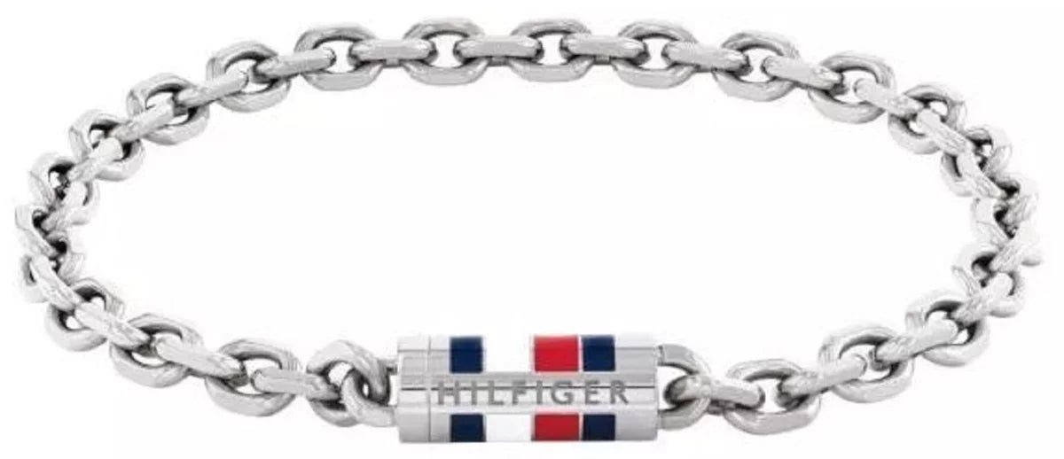 Herren Armband aus Edelstahl – Stilvolles Silber-Design - Tommy Hilfiger Modell: 2790652