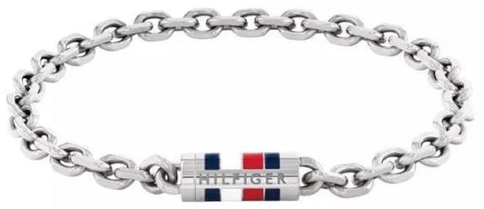 Herren Armband aus Edelstahl – Stilvolles Silber-Design - Tommy Hilfiger Modell: 2790652