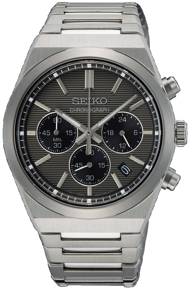 Seiko Chronograph SSB455P1 Uhr • Saphirglas • 10 Bar