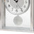 AMS Biel F5190 Tischuhr Silber • Funkwerk mit Pendel • Mineralglas