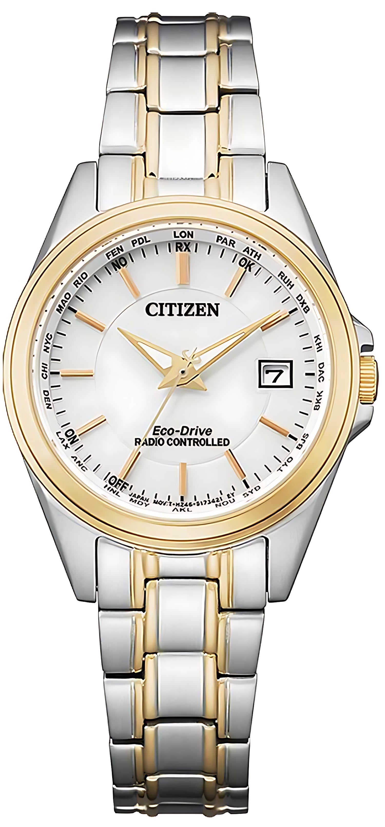 Citizen Radio-Controlled EC1186-85A Uhr • Eco-Drive Solarantrieb • Super Titanium