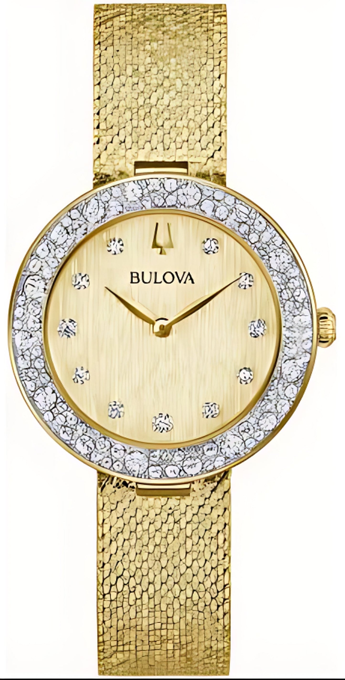 Bulova Crystal 98L321 Damen Uhr • Saphirglas • Quarzwerk