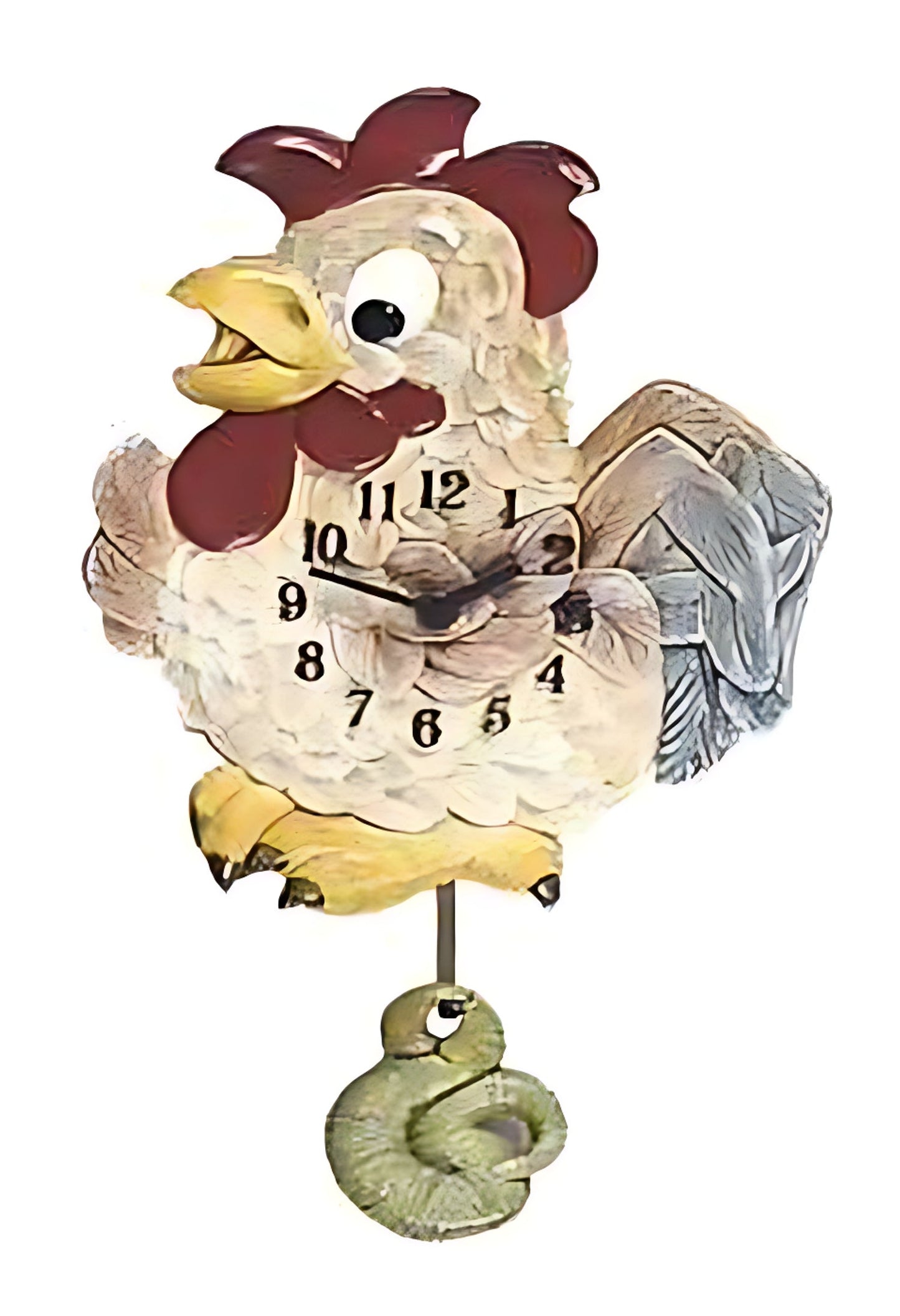 Terrastudio Wanduhr 28x23 cm Keramik • Handbemalt • Einzigartiges Design