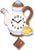Terrastudio Wanduhr 24x22 cm • Pendeluhr • Küchenmotiv