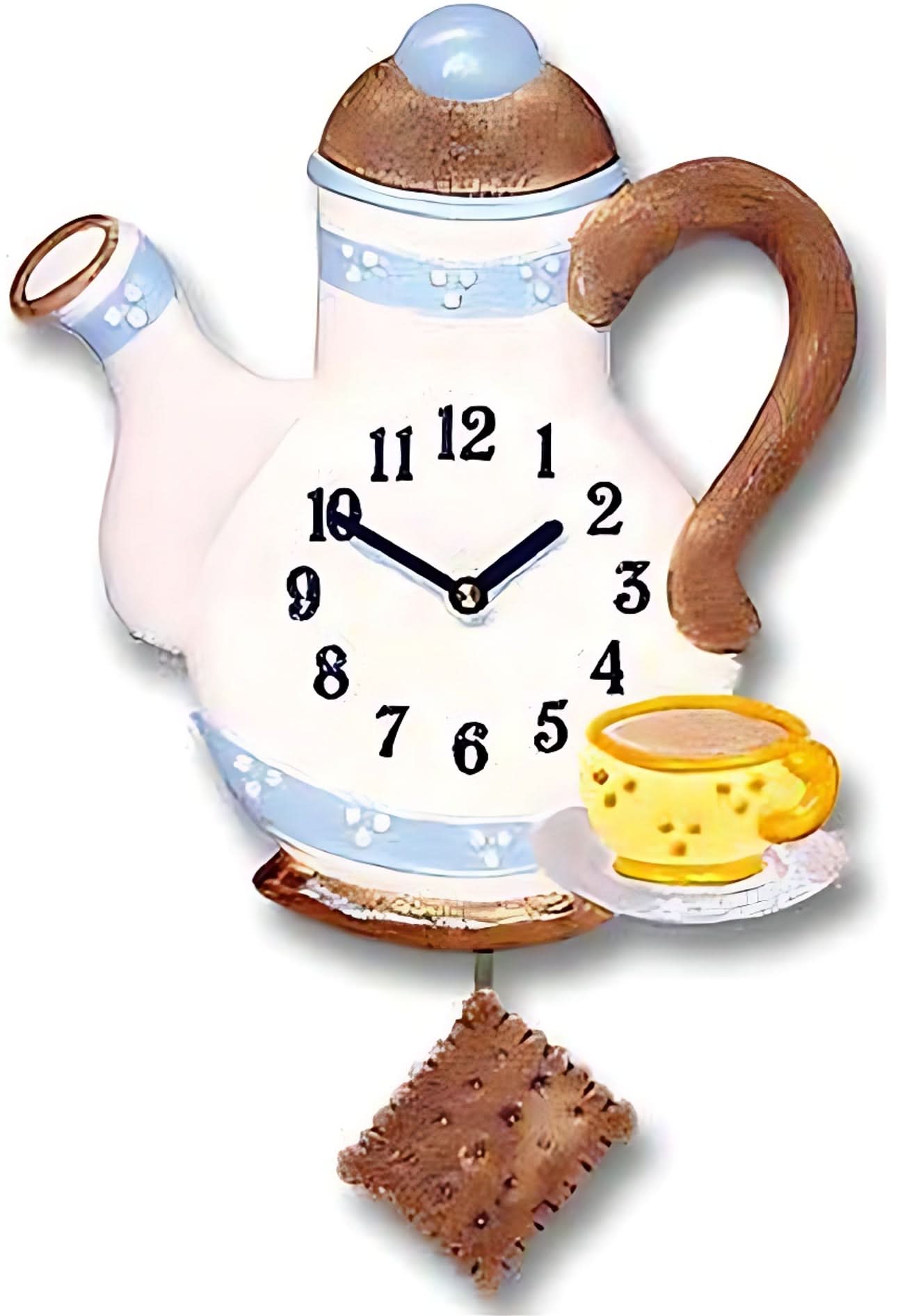 Terrastudio Wanduhr 24x22 cm • Pendeluhr • Küchenmotiv