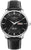 Zeppelin Atlantic Herrenuhr Automatik mit schwarzem Zifferblatt, Lederriemen und Datumsanzeige