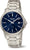 Boccia Herrenarmbanduhr mit blauem Zifferblatt, Datumsanzeige und Edelstahlband