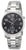 Herrenarmbanduhr MasterTime mit silbernem Metallband, schwarzem Zifferblatt und Datumsanzeige