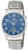 MasterTime Herrenuhr mit blauem Zifferblatt, Strichindizes und Edelstahlarmband, Funk
