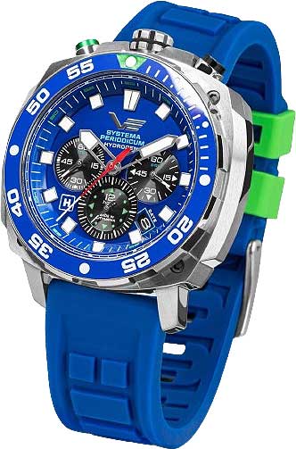 Vostok Europe Systema Periodicum VK67-650A720 Herrenuhr • K1 Glas