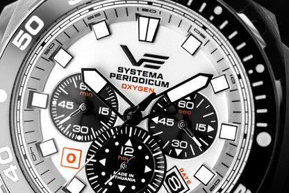 Vostok Europe Systema Periodicum VK67-650A722 Herren Uhr • Quarz Chronograph • 20 Bar Wasserdichtigkeit