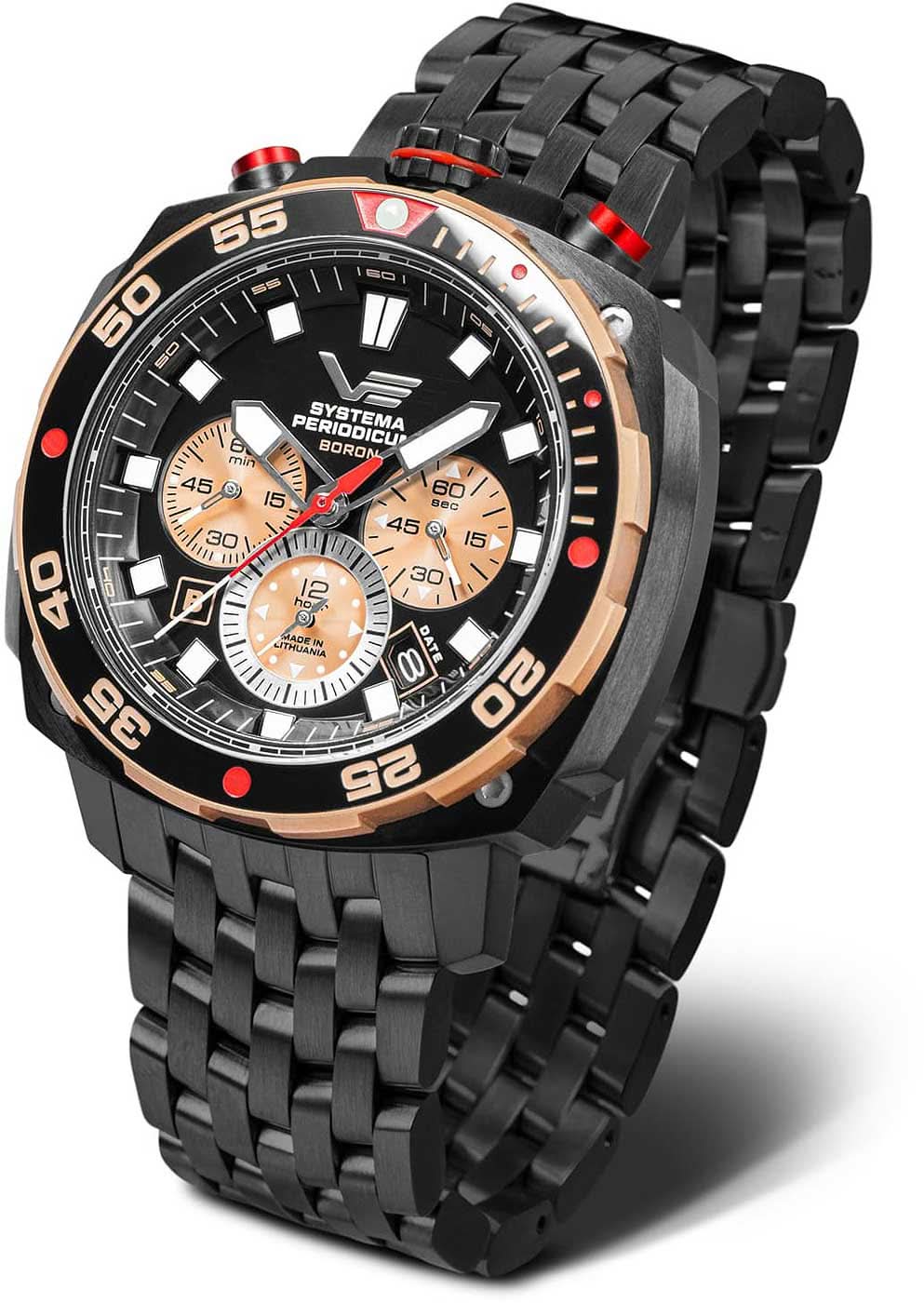 Vostok Europe Systema Periodicum VK67-650E721B Men's Watch • K1 Safety Glass • 20 ATM