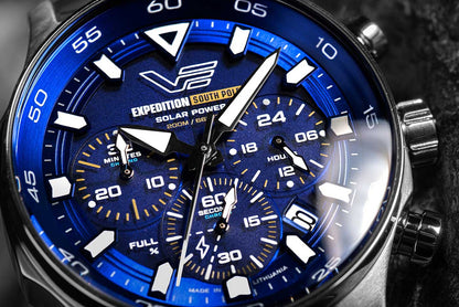 Vostok Europe Expedition South Pole VR42-592A762 Men's Watch • Solar Powered • K1 Safety Glass
