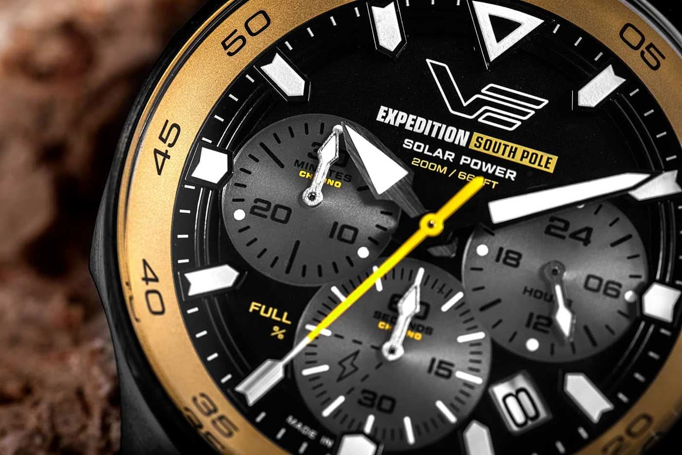 Vostok Europe Expedition South Pole VR42-592C763B Herrenuhr • Solar • K1 Sicherheitsglas
