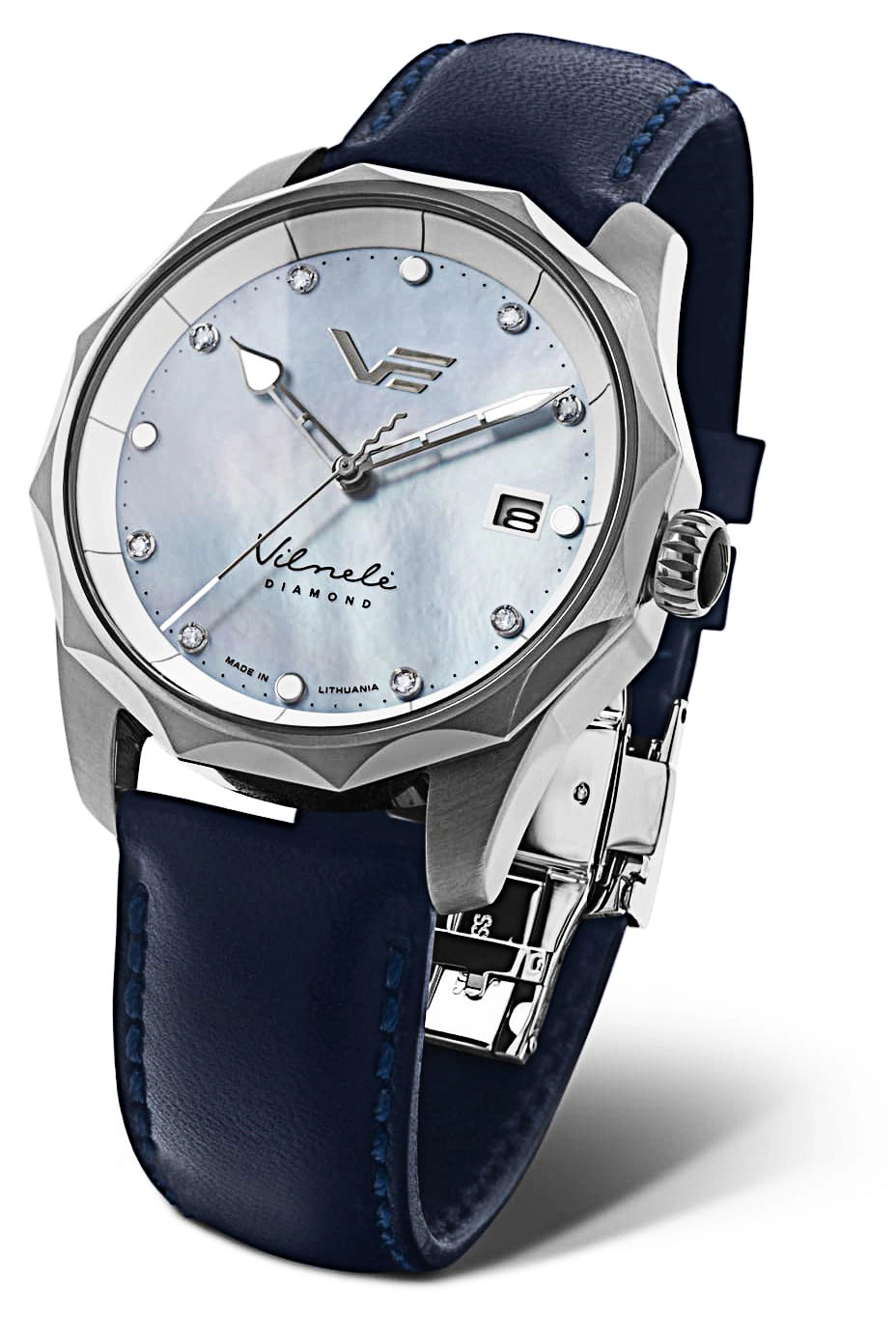 Vostok Europe Vilnele VS42-125A755 Damen Uhr • Solarwerk • Saphirglas • Diamantindex