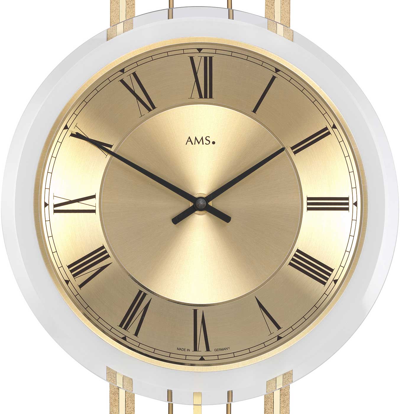AMS Wanduhr • Klassische Melodien • Zeitlose Eleganz