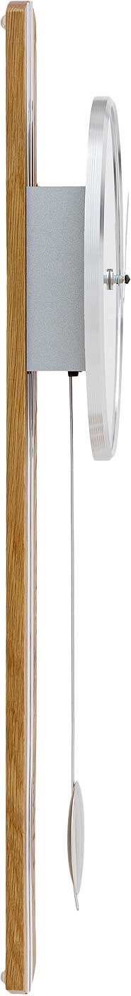 Pendeluhr klassisch 22 x 60 x 8 cm - AMS Modell: 7466