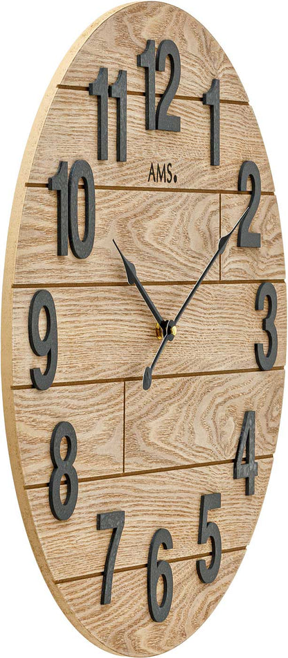 Wanduhren modern Gehäusedurchmesser 50 cm - AMS Modell: 9617