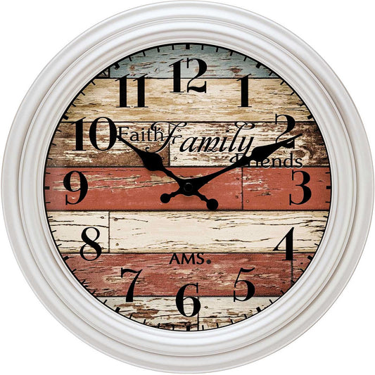 AMS Wanduhr • Präzises Uhrwerk • Zeitloses Design