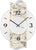 Wanduhr modern 27 x 39 x 6 cm - AMS Modell: 9624