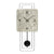 AMS Design W7503 Wanduhr • Betonoptik • Quarz-Pendelwerk