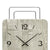 AMS Design W7503 Wanduhr • Betonoptik • Quarz-Pendelwerk