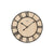AMS W9649 Wanduhr Sonoma • Quarzwerk • Metall-Zifferblatt