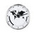 Hermle Wanduhr 30x30x5 cm Metall • Quarz Uhrwerk • Made in Germany