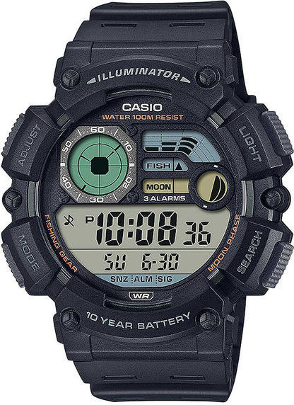 Casio Collection WS-1500H-1AVEF Uhr • Angelfunktion • 100m Wasserdicht