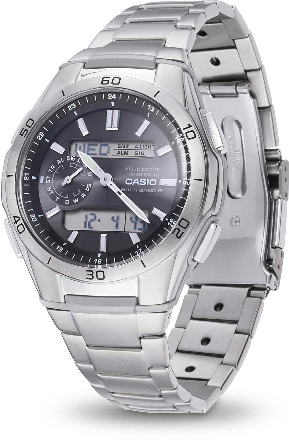Casio Wave Ceptor WVA-M650TD-1AER Uhr • Titan-Armband • Funksolar