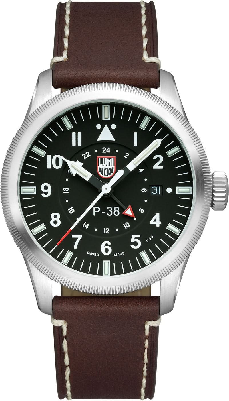 Luminox P-38 Lightning XA.9521 Herrenuhr • GMT-Funktion • LLT Leuchtsystem