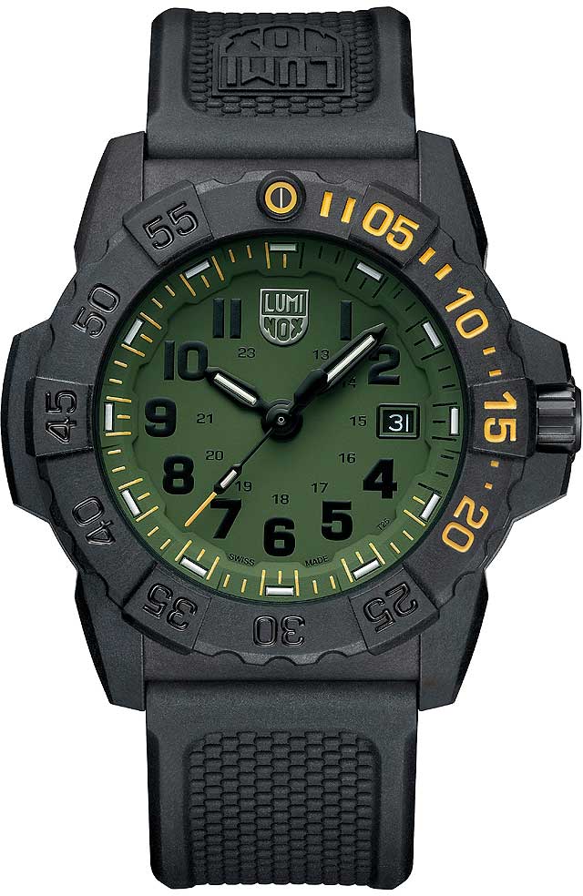 Luminox 3500 Series XS.3517.NSF.SET Herren Uhr • Leuchtet 25 Jahre selbstständig • Robustes CARBONOX™ Gehäuse