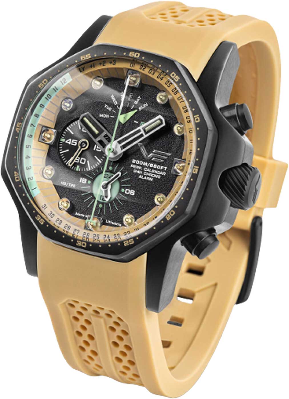 Vostok Europe Atomic Age YM86-640C697 Herren • Tritium • Alarm