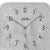 Wanduhr im Detail: analoger Ziffernring mit Minutenzeiger und AMS-Schriftzug