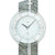 Wanduhr-Ziffernblatt mit großen Zahlen, AMS-Logo, Zeigern und Glasfront