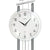 Wanduhr-Zifferblatt mit AMS.-Aufdruck, schwarzen Zeigern und Minutenmarkierungen