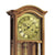 Pendelwanduhr mit kirschbaumfarbenem Rahmen, Zifferblatt mit römischen Zahlen