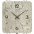 Wanduhr-Ziffernblatt in grauer Betonoptik mit schwarzen Zeigern und Ziffern 3,6,9,12
