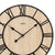 AMS W9649 Wanduhr Sonoma • Quarzwerk • Metall-Zifferblatt