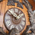 Rombach & Haas TRADITION 3460-N Wanduhr Holz (dunkel) • Mechanisches 8-Tage-Werk • Handgeschnitzte Eulenuhr