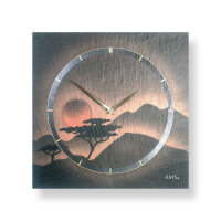 Wanduhr klassisch 30 cm x 30 cm x 4 cm - AMS Modell: 9515
